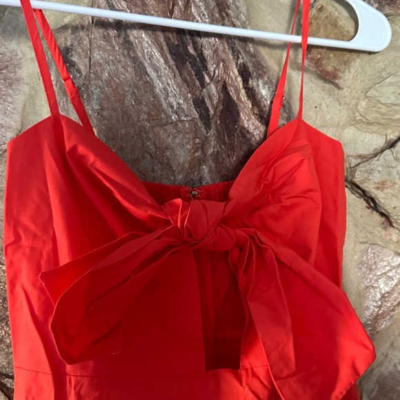 Commense Embroidered Bow-Detail Cami Dress size Medium - Picture 5 of 8